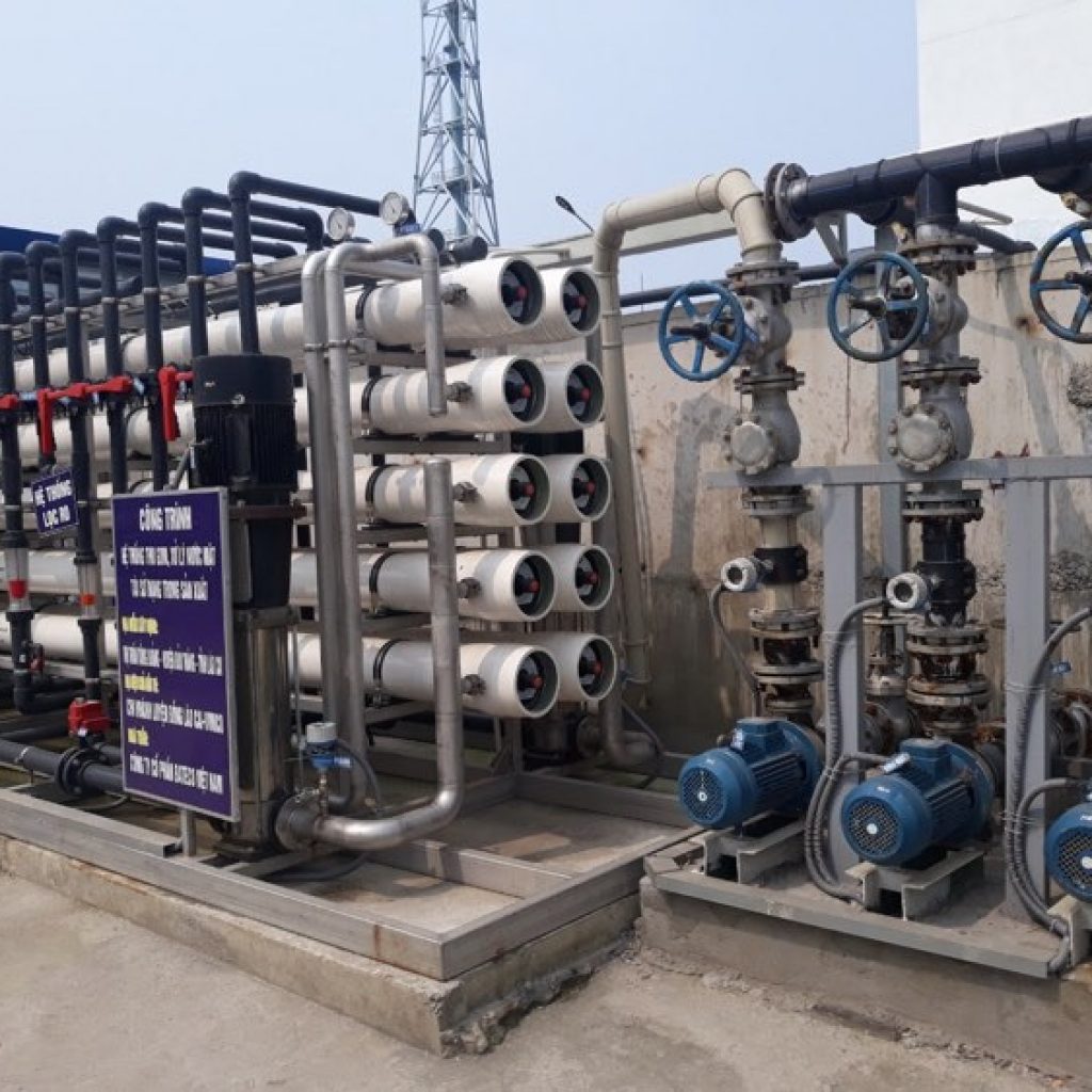 Công trình lắp đặt hệ thống xử lý nước mặt tại Nhà máy Luyện đồng Lào Cai